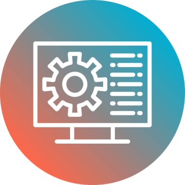 Modern simgenin vektör illüstrasyonu