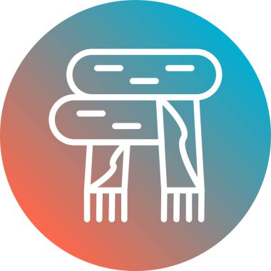 Bir insan kafasının vektör simgesi