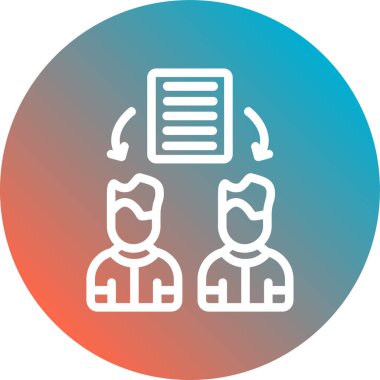 İnsan simgesinin vektör illüstrasyonu