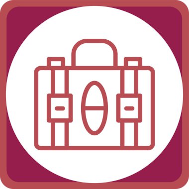 Seyahat ve tatil simgelerinin vektör çizimi