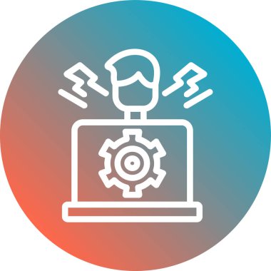 seo modern simgesinin vektör illüstrasyonu