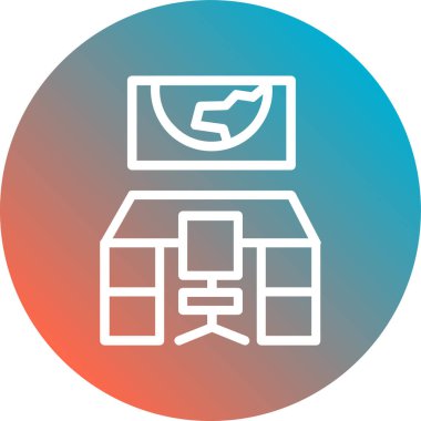 seo modern simgesinin vektör illüstrasyonu