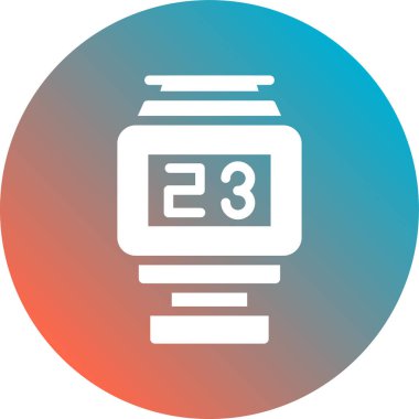 Modern simgenin vektör illüstrasyonu