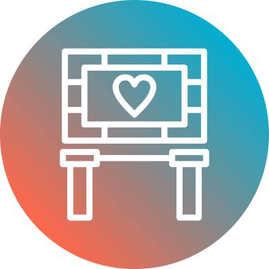 Modern eğitim ikonunun vektör illüstrasyonu