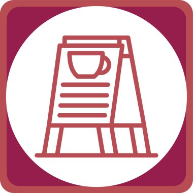 kahve makinesi ikon vektör illüstrasyonu