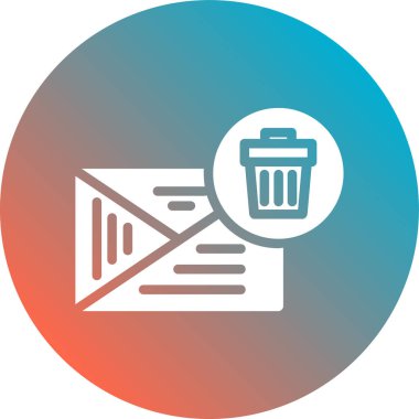 Çöp kutusu simgesi. Web için basit çöp kutusu vektör simgesi çizimi