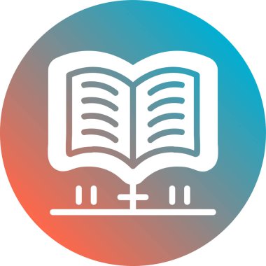 kitap simgesi vektör illüstrasyonu