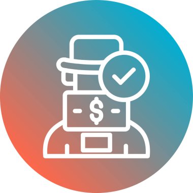 Para vektörü simgesi modern basit vektör illüstrasyonu