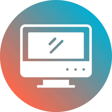 bilgisayar simgesi vektör illüstrasyonu