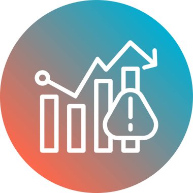 İş ve finans simgesinin vektör illüstrasyonu