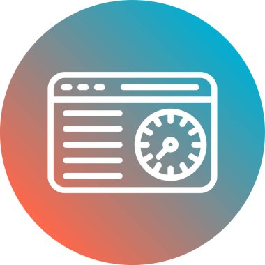 Modern simgenin vektör illüstrasyonu