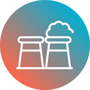 Modern çiftlik simgesinin vektör illüstrasyonu