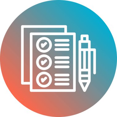 kalem simgesinin vektör illüstrasyonu