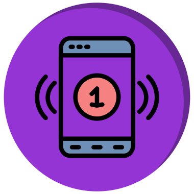 Cep telefonu. Basit resimleme