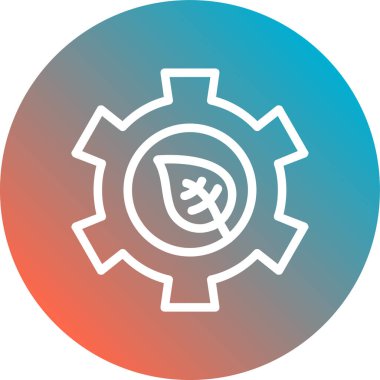 vektör dişli simgesi, illüstrasyon