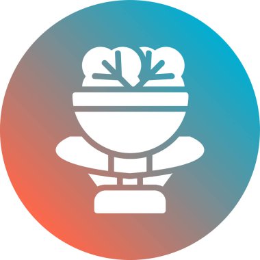 Gıda simgesinin vektör illüstrasyonu