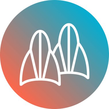 Eşsiz kanat vektör simgesi ph