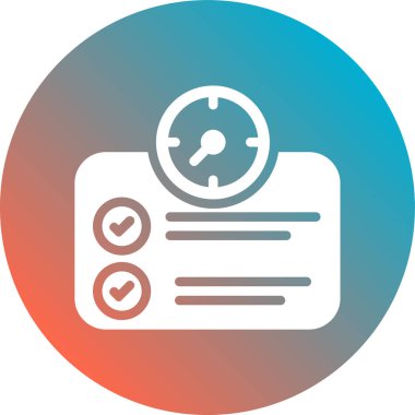 Belge. Web simgesi basit illüstrasyon