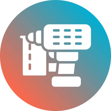 Modern oto tamir simgesinin vektör illüstrasyonu