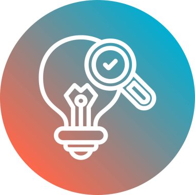 Arama vektörü simgesi modern basit illüstrasyon