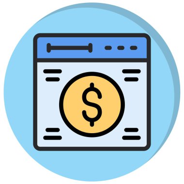 para simgesi vektör illüstrasyonu