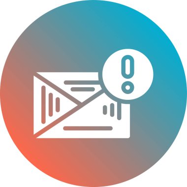 Posta simgesinin vektör illüstrasyonu