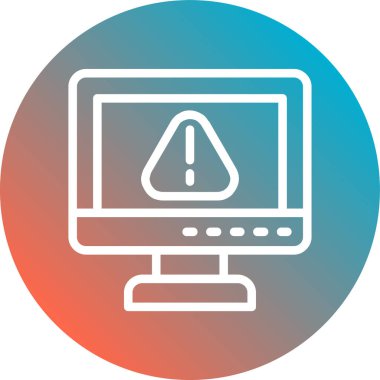 bilgisayar simgesi vektör illüstrasyonu