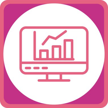 seo modern simgesinin vektör illüstrasyonu