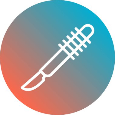 Bir kılıcın vektör illüstrasyonu