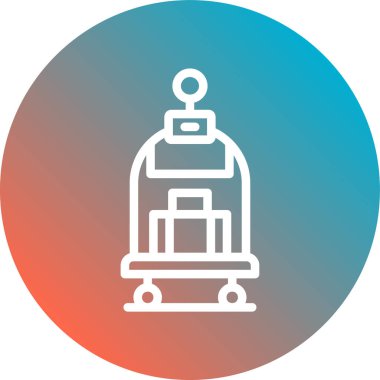 Robot simgesinin vektör illüstrasyonu