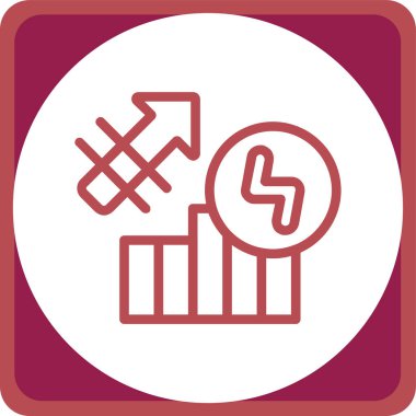 Modern simgenin vektör illüstrasyonu