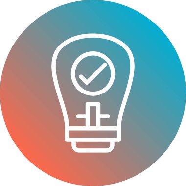 ampul vektör simgesi