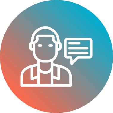 Kolayca değiştirebilen ya da düzenleyebilen avatar doktor vektör simgesi