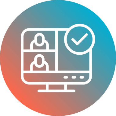 Seo simgesinin vektör illüstrasyonu