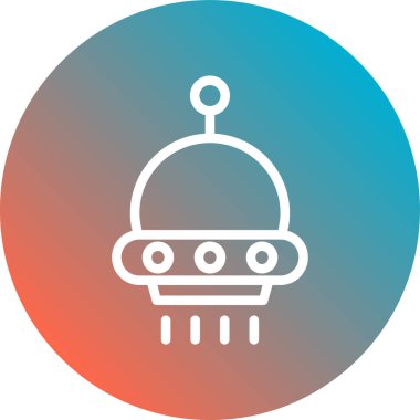 Robot simgesinin vektör illüstrasyonu