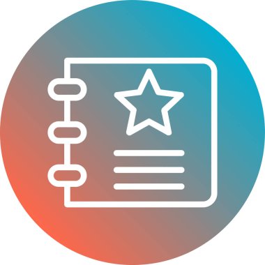 Modern b 'nin vektör çizimi yıldızın ikonundan yoksun