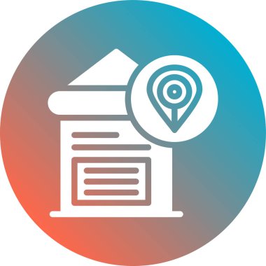 Modern simgenin vektör illüstrasyonu