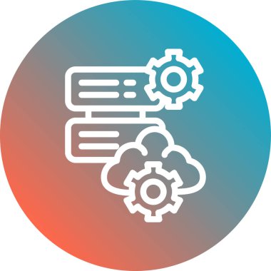 Vektör ayarı Simge illüstrasyonu