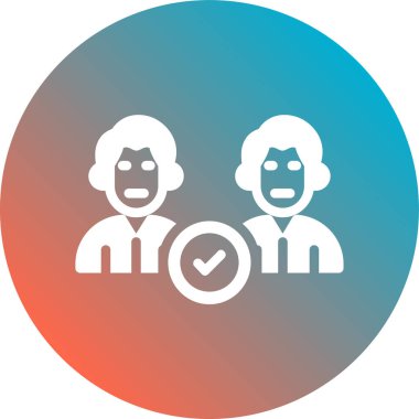 İnsan simgesinin vektör illüstrasyonu