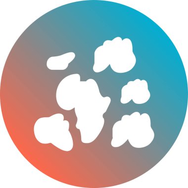 Bulut. Web simgesi basit illüstrasyon