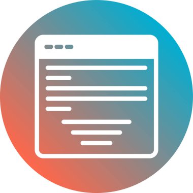 Ağ simgesi. Web düğmesi simgesinin vektör illüstrasyonu