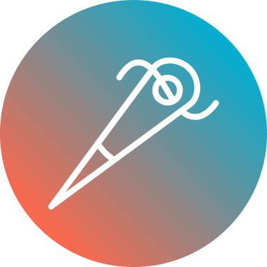 Soyut arkaplan grubunda kalem simgesi izole edildi