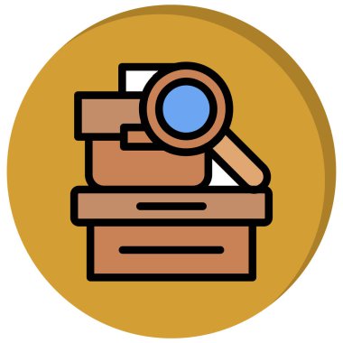 Ara. Web simgesi basit illüstrasyon