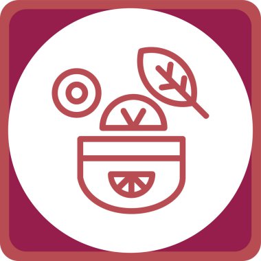 yemek ve web simgesi