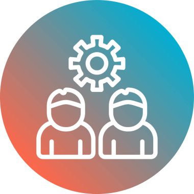 Takım simgesi soyut arkaplanda izole edildi