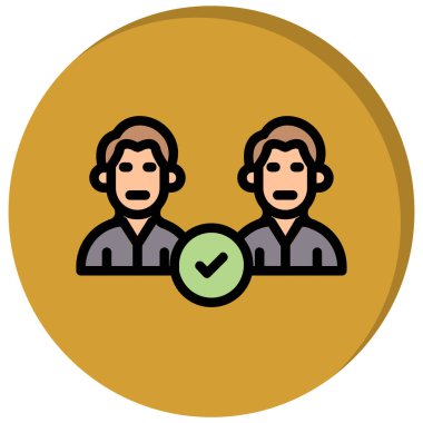 İnsan simgesinin vektör illüstrasyonu