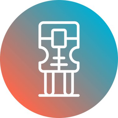 Modern simgenin vektör illüstrasyonu