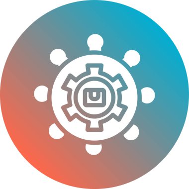 Modern simgenin vektör illüstrasyonu