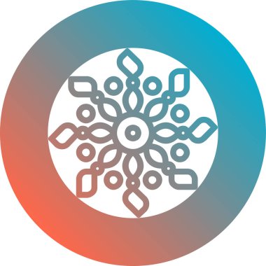 Güzel bir çiçek deseninin vektör çizimi