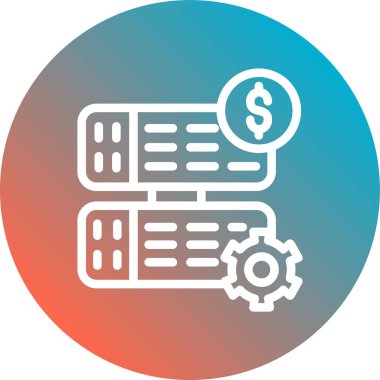 Finans simgesi. iş simgesi.